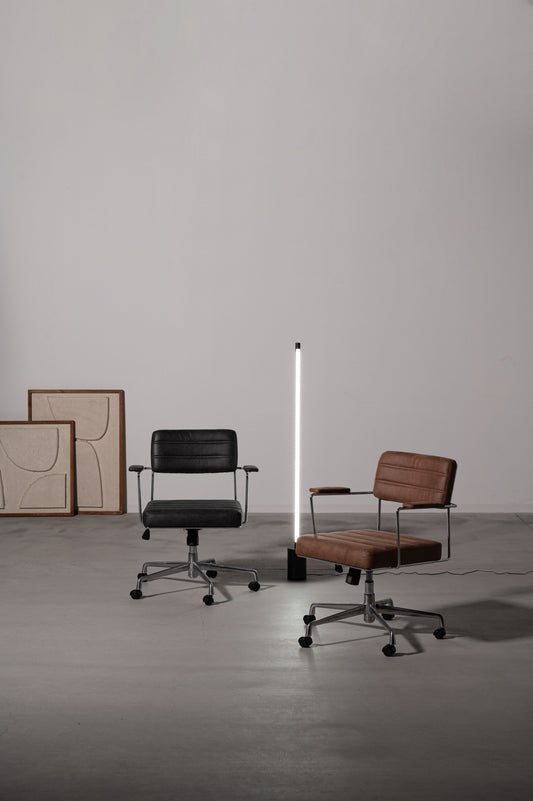 ステッチが映える昇降式デスクチェア|BORAGO