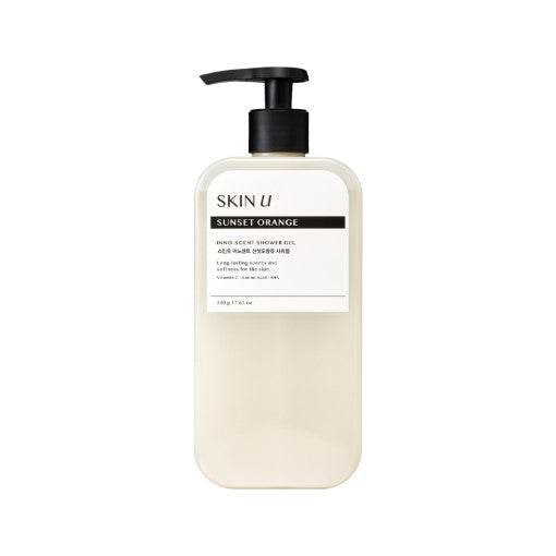 SKIN U INNO:SCENT シャワージェル 500g サンセットオレンジ - eonni