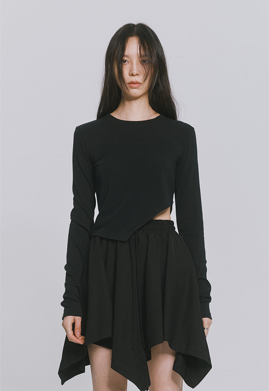 【MONOPHOBIA】サイドカットLONG SLEEVE