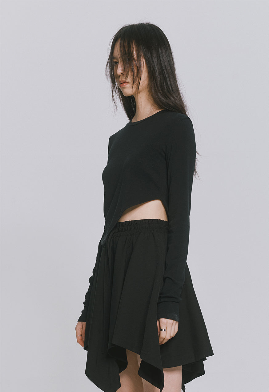 【MONOPHOBIA】サイドカットLONG SLEEVE
