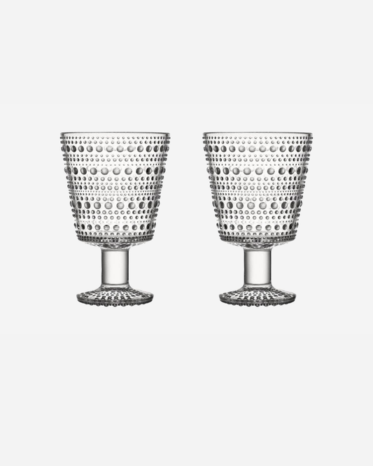 イッタラ(IITTALA) カステヘルミ ユニバーサルグラス 260ml｜クリア ペア BOX入り