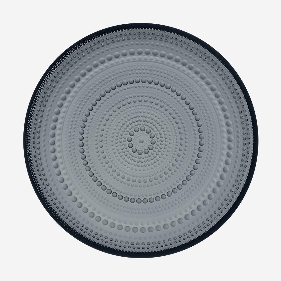 イッタラ(IITTALA) カステヘルミ プレート｜ダークグレー 24.8cm