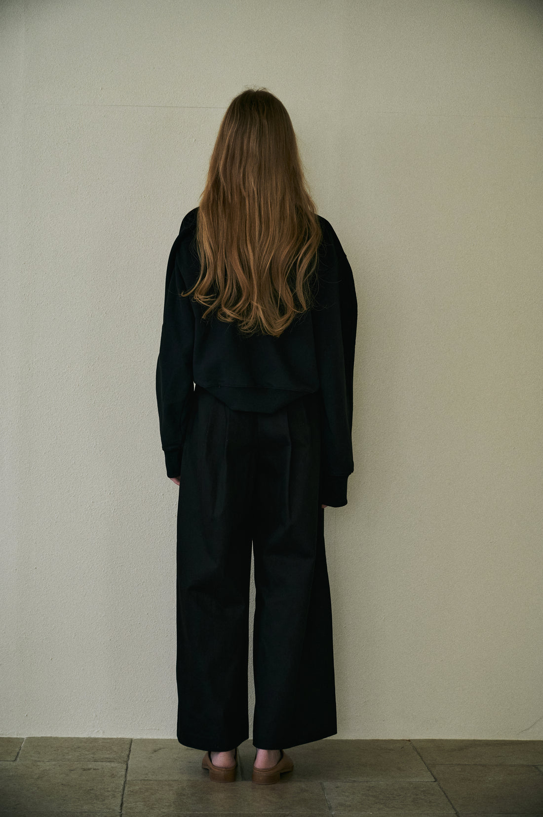 M.RoF　オフショルダー Shibori T-Shirts_Black