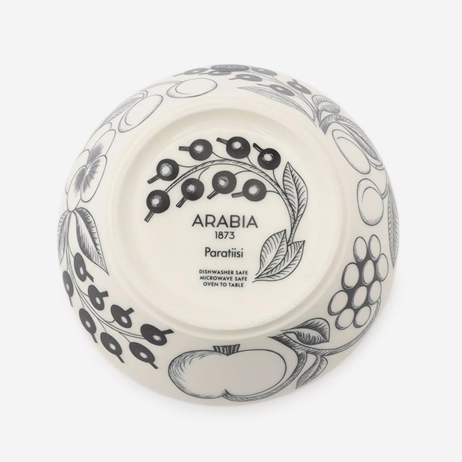 アラビア（ARABIA）  Paratiisi ブラック ボウル 13cm