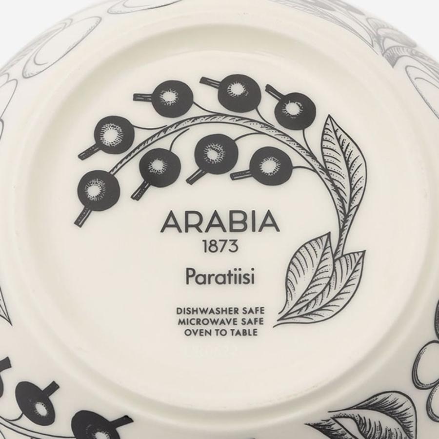 アラビア（ARABIA）  Paratiisi ブラック ボウル 13cm