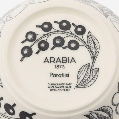 アラビア（ARABIA）  Paratiisi ブラック ボウル 13cm