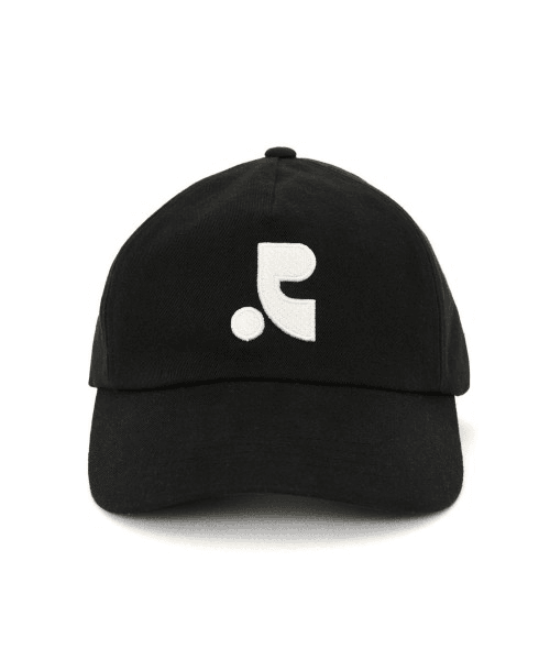 REST&RECREATION RR LOGO BALL CAP_BLACK - eonni