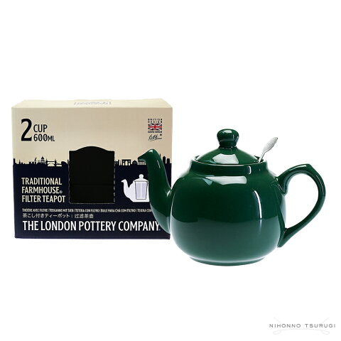ロンドンポタリー ファームハウス ティーポット |グリーン 2CUP