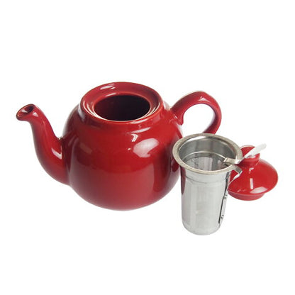 ロンドンポタリー ファームハウス ティーポット | レッド 2CUP