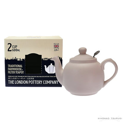 ロンドンポタリー ファームハウス ティーポット |ノルディックピンク 2CUP