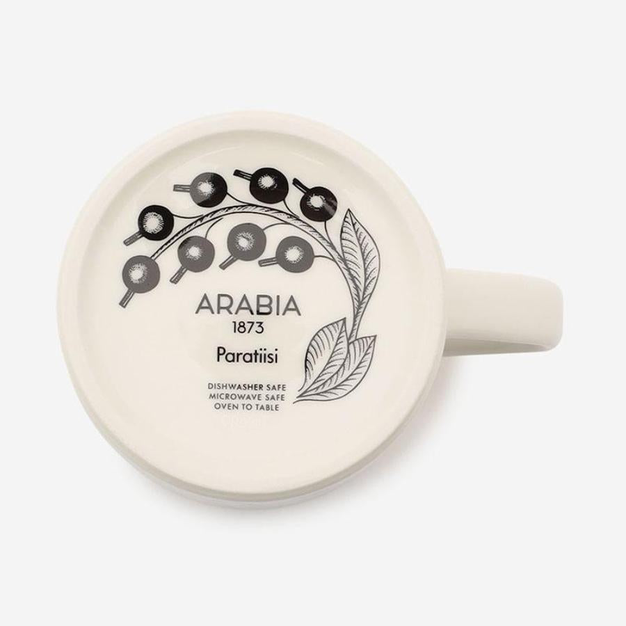 アラビア（ARABIA）  Paratiisi ブラック マグ｜240ml ・350ml　2サイズ
