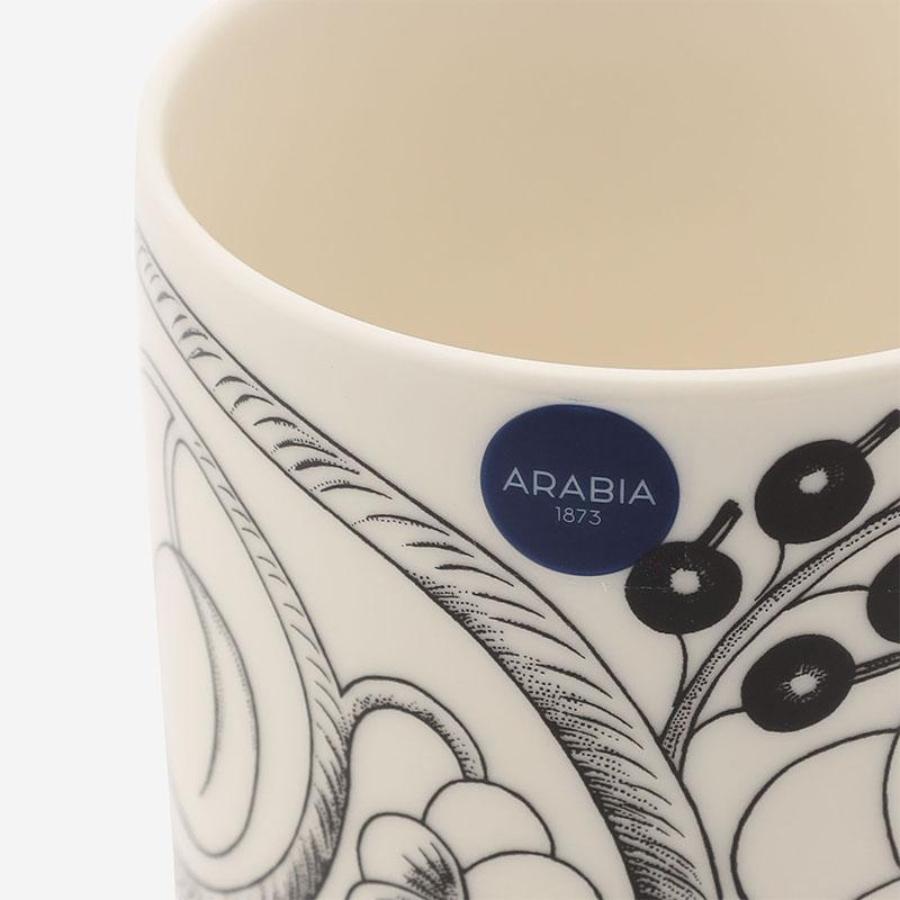 アラビア（ARABIA）  Paratiisi ブラック マグ｜240ml ・350ml　2サイズ