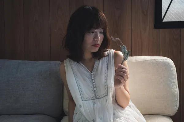 カルフォルニア産オーガニックホワイトセージ トップス（枝付きリーフ）約30g