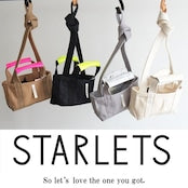 STARLETS  SSサイズ ショルダー付き キャンバス 無地 ミニトートバッグ 帆布