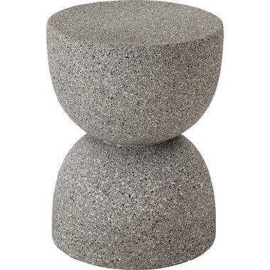 テラゾー柄のサイドテーブル 高さ46cm｜STONE