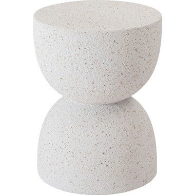 テラゾー柄のサイドテーブル 高さ46cm｜STONE
