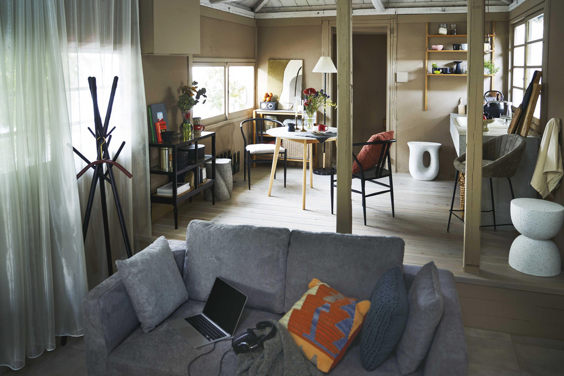 テラゾー柄 Hourglass サイドテーブル