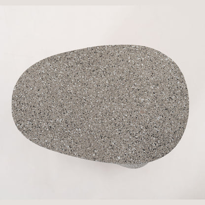 テラゾー柄のサイドテーブル 高さ45cm｜STONE