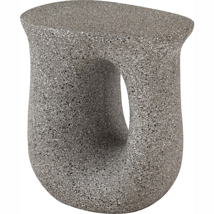 テラゾー柄のサイドテーブル 高さ45cm｜STONE