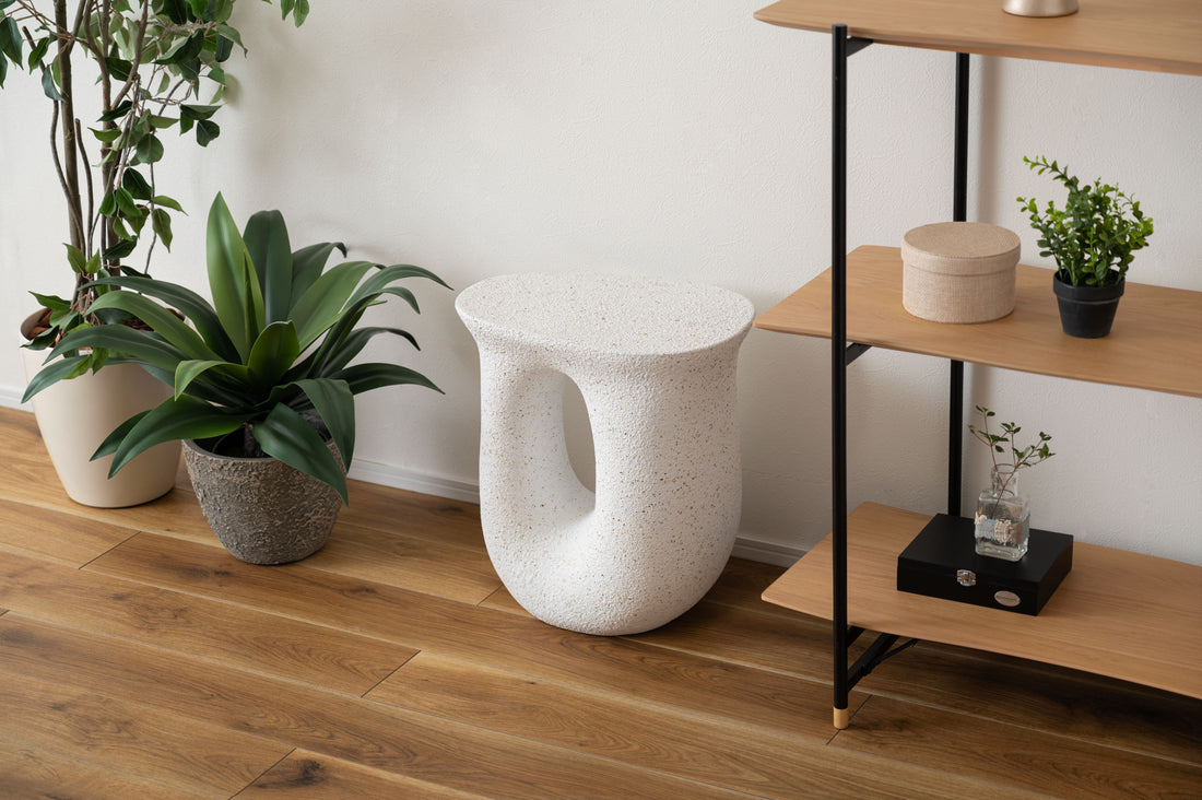 テラゾー柄 Organic Sculpture サイドテーブル