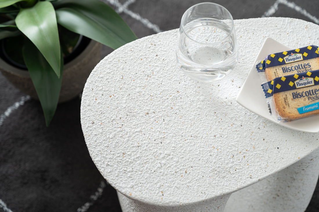 テラゾー柄 Organic Sculpture サイドテーブル