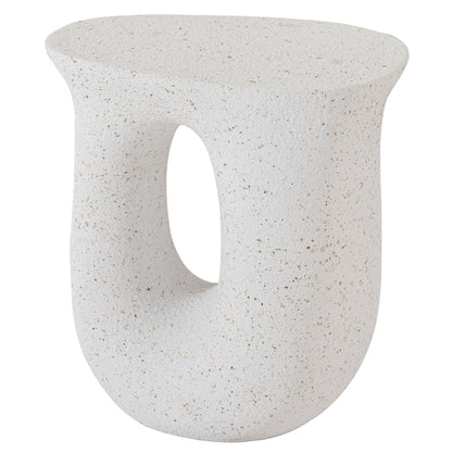 テラゾー柄のサイドテーブル 高さ45cm｜STONE