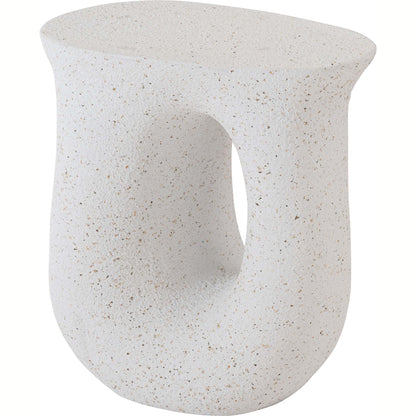 テラゾー柄のサイドテーブル 高さ45cm｜STONE