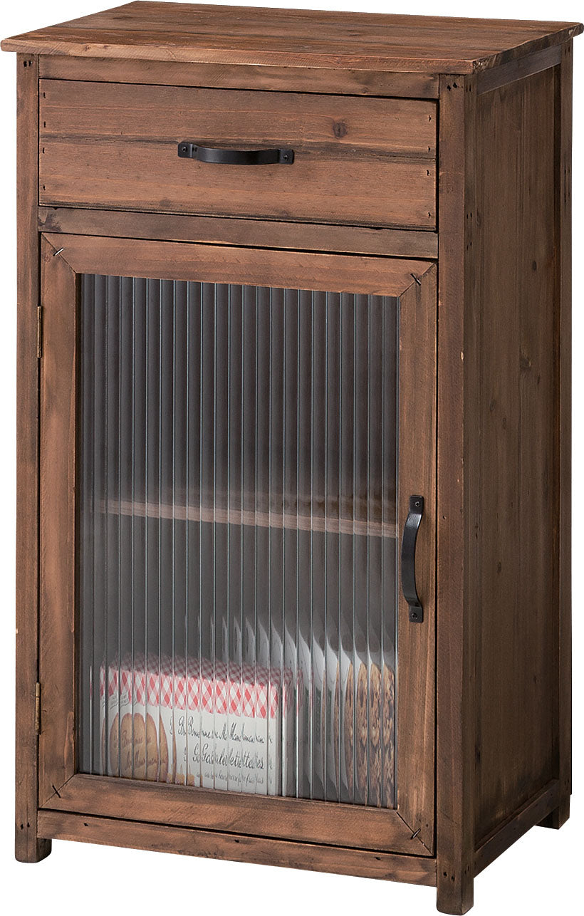 レトロヴィンテージな質感が魅力のスリムキャビネット ｜CEDAR