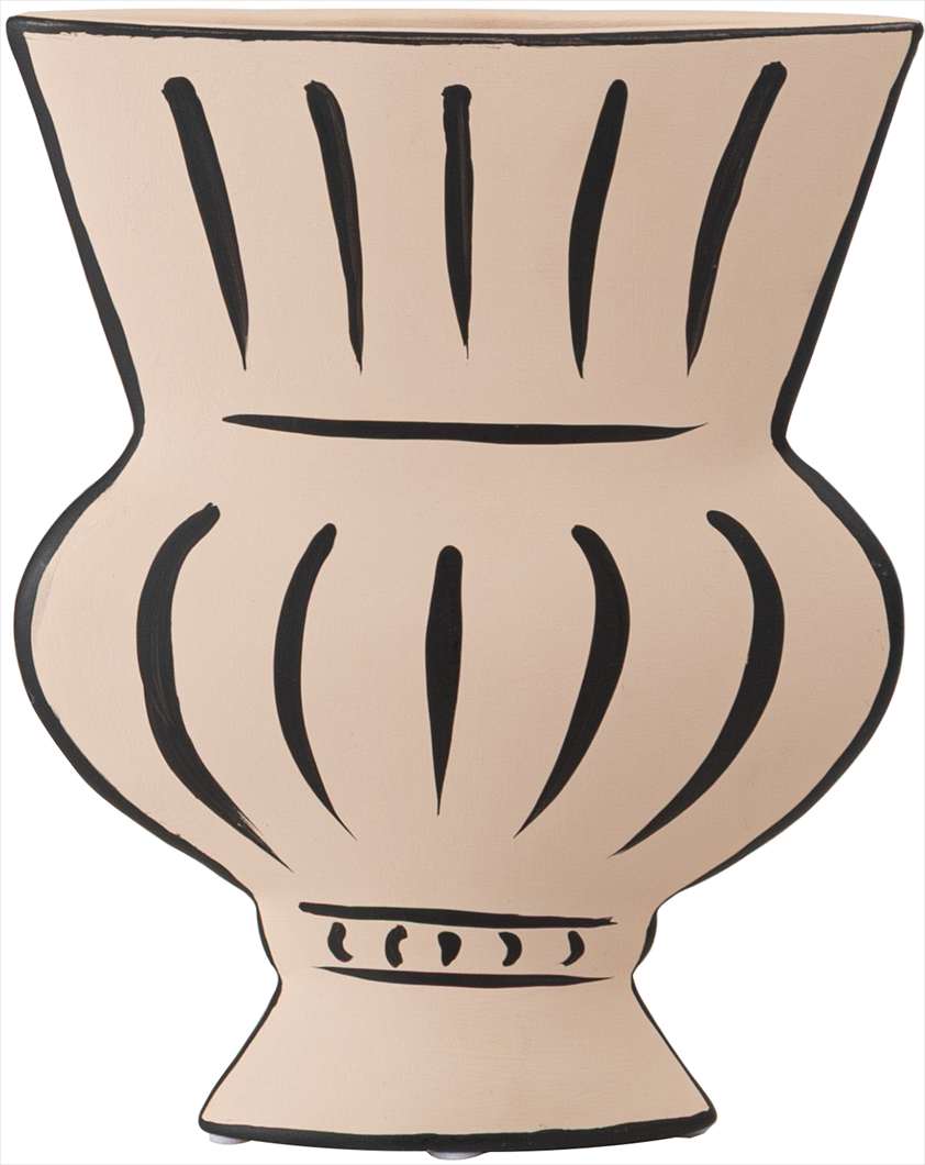 平面的なデザインが目を引くフラワーベース｜LINER（デザインC）