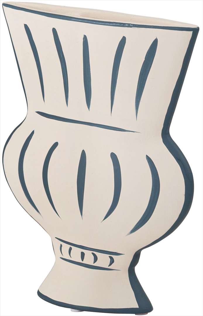 平面的なデザインが目を引くフラワーベース｜LINER（デザインC）