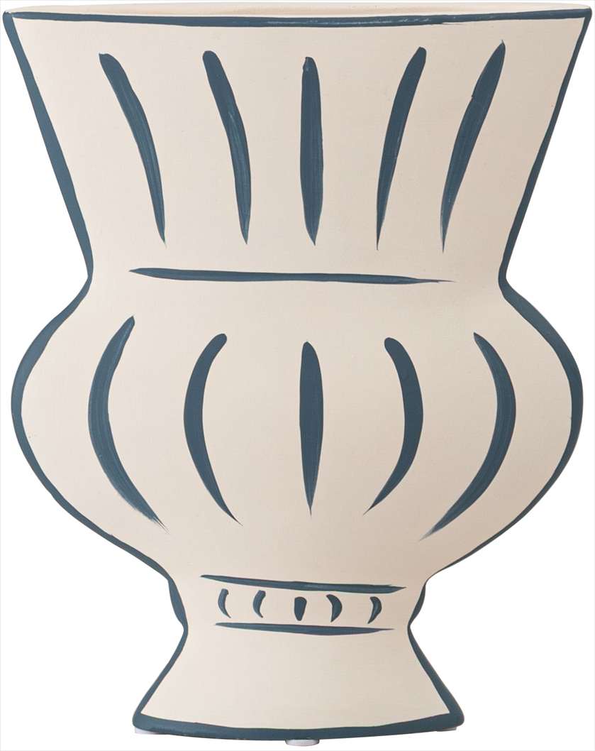 平面的なデザインが目を引くフラワーベース｜LINER（デザインC）