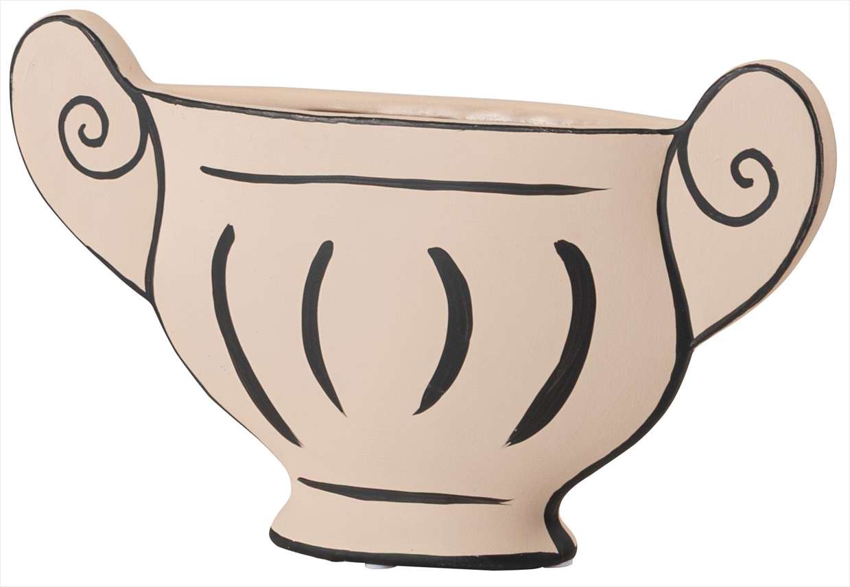 平面的なデザインが目を引くフラワーベース ｜LINER（デザインA)