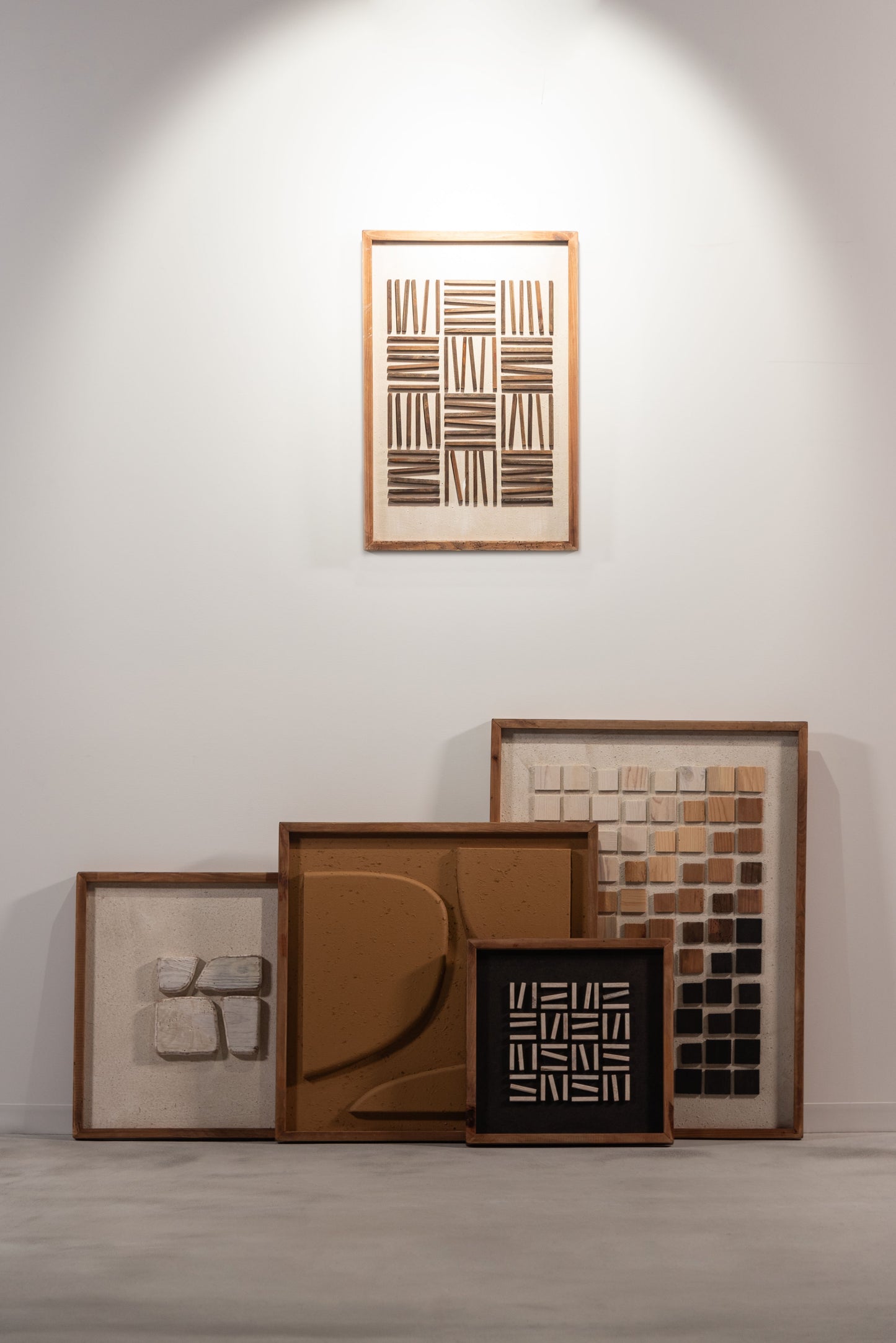 天然木とコットンの立体アートボード F9-201 ｜form