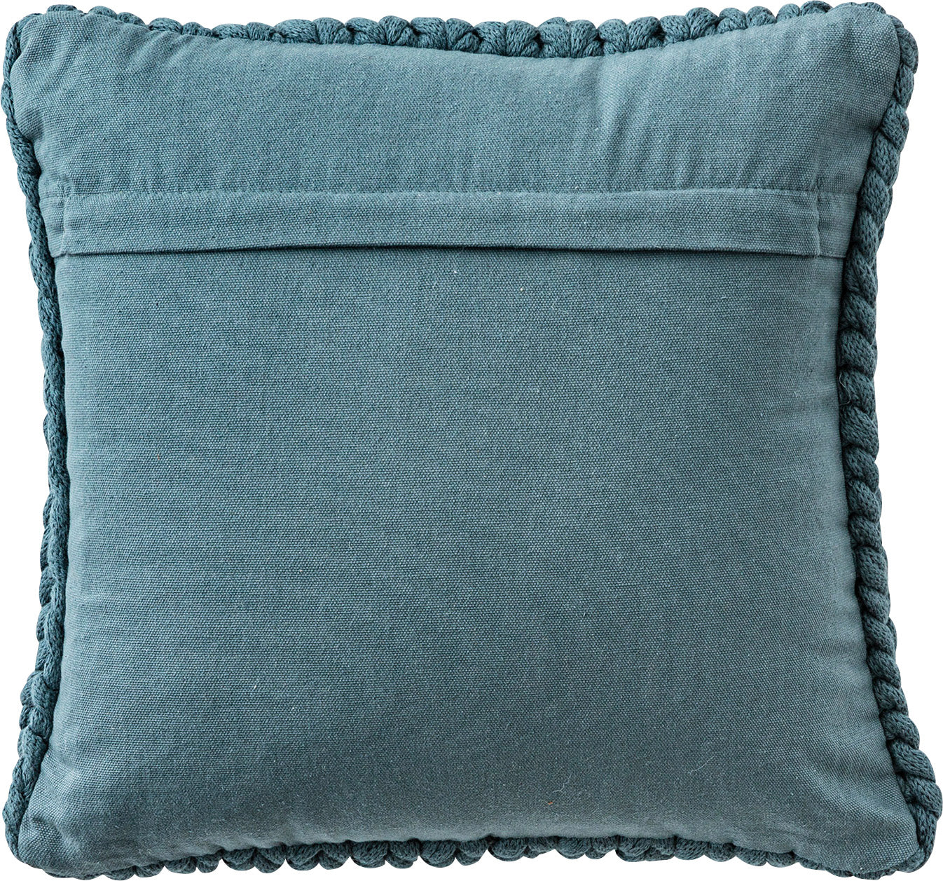 ニットのように編み込まれたクッション