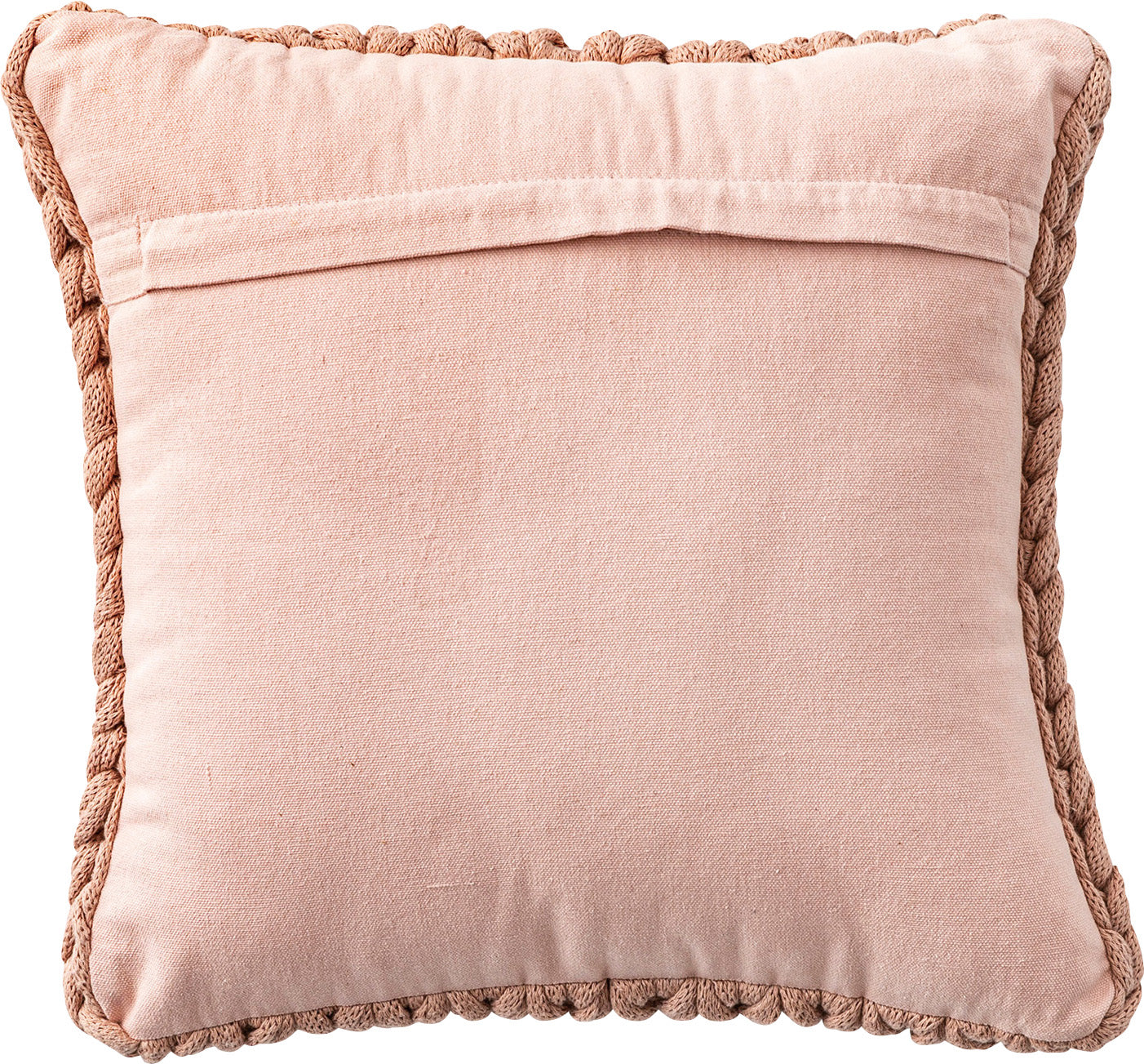 ニットのように編み込まれたクッション