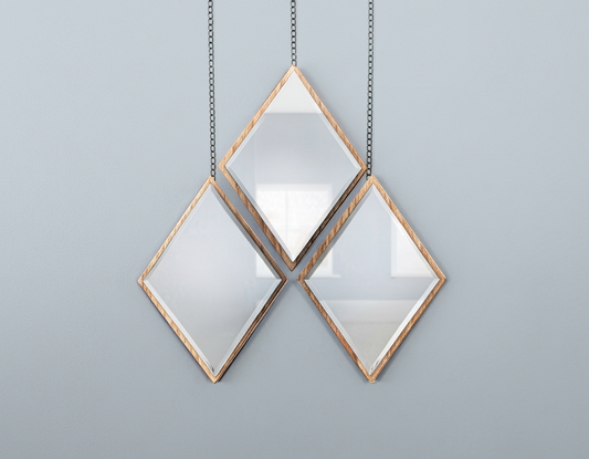 まるでクリスタルのような壁掛けミラー [3個セット]｜TUTU