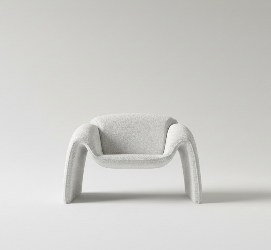 ソファ  一人掛け 一人暮らし おしゃれ 北欧 シンプル ブークレ生地｜NENE