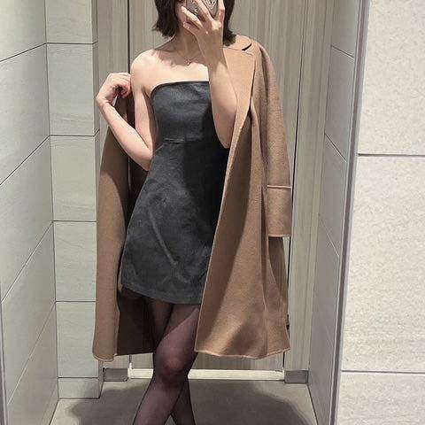 ウールチューブトップワンピース - eonni