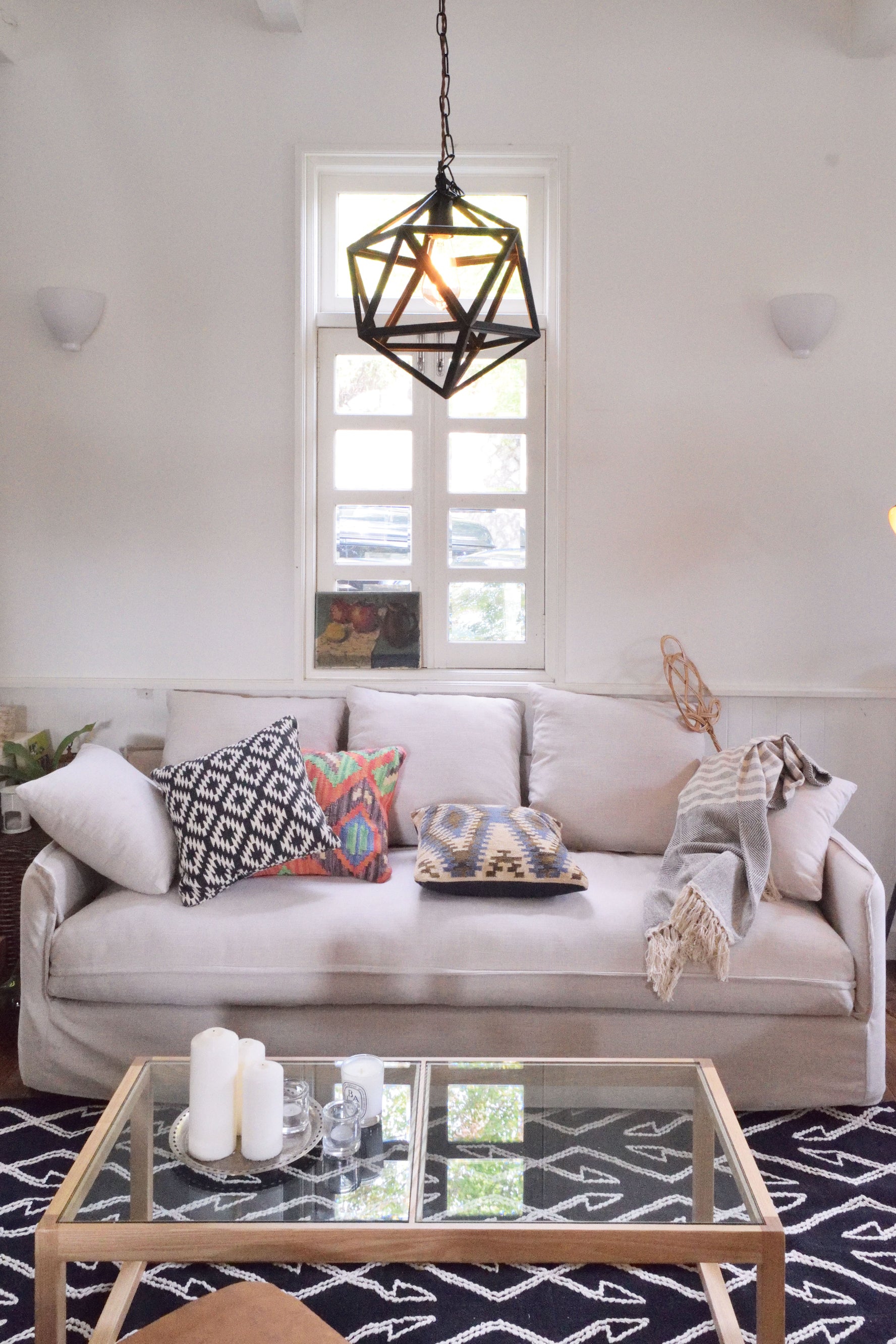 ジオメトリックフレーム ペンダントライト