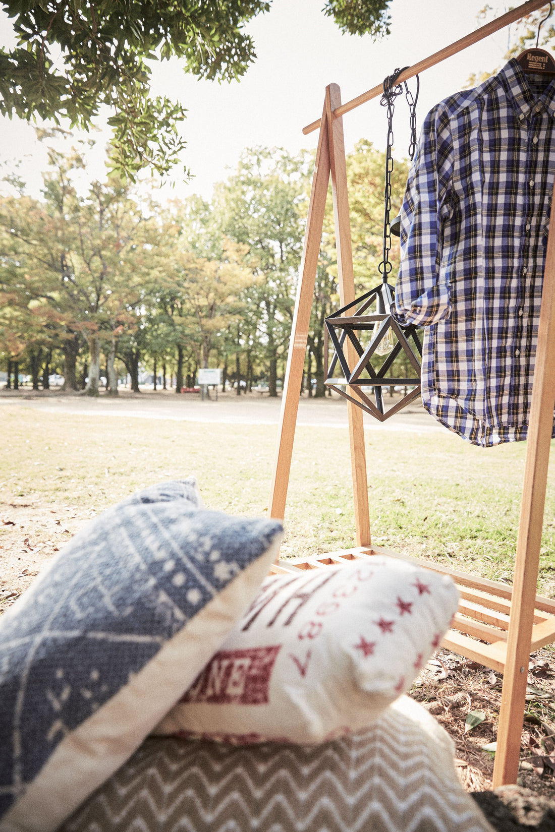 ジオメトリックフレーム ペンダントライト