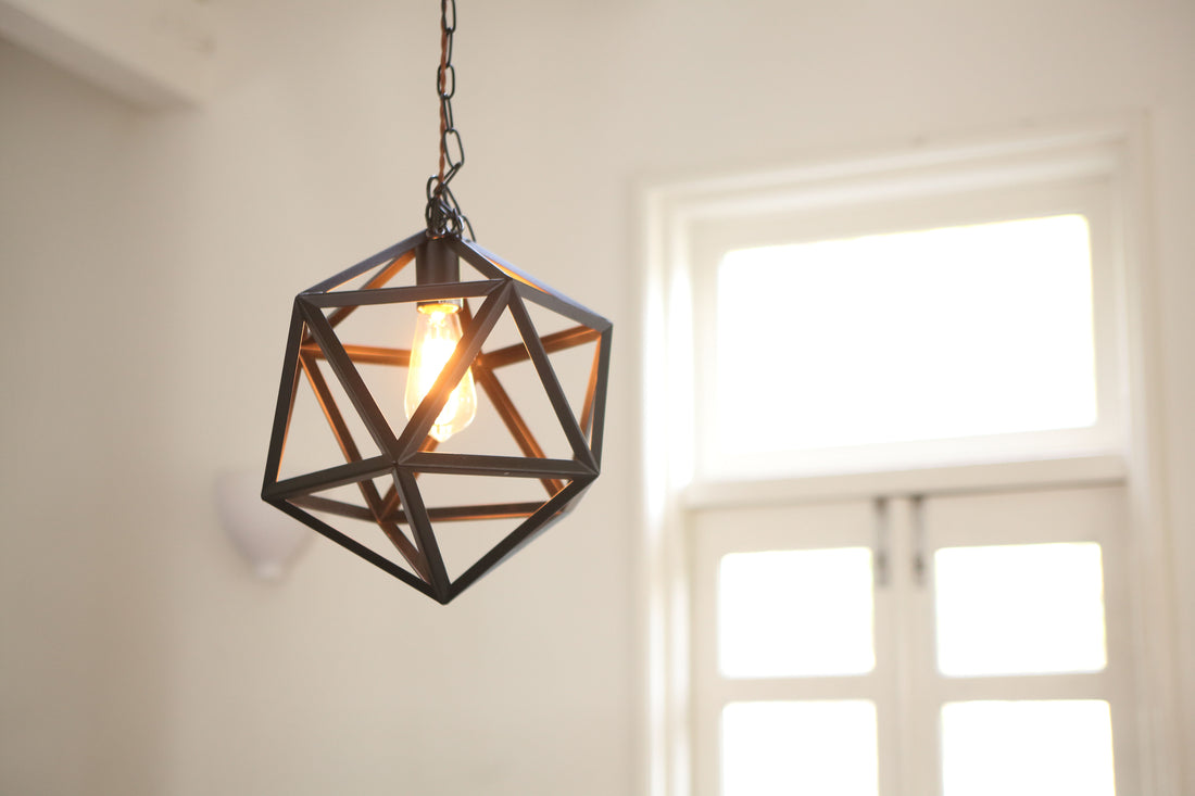 ジオメトリックフレーム ペンダントライト
