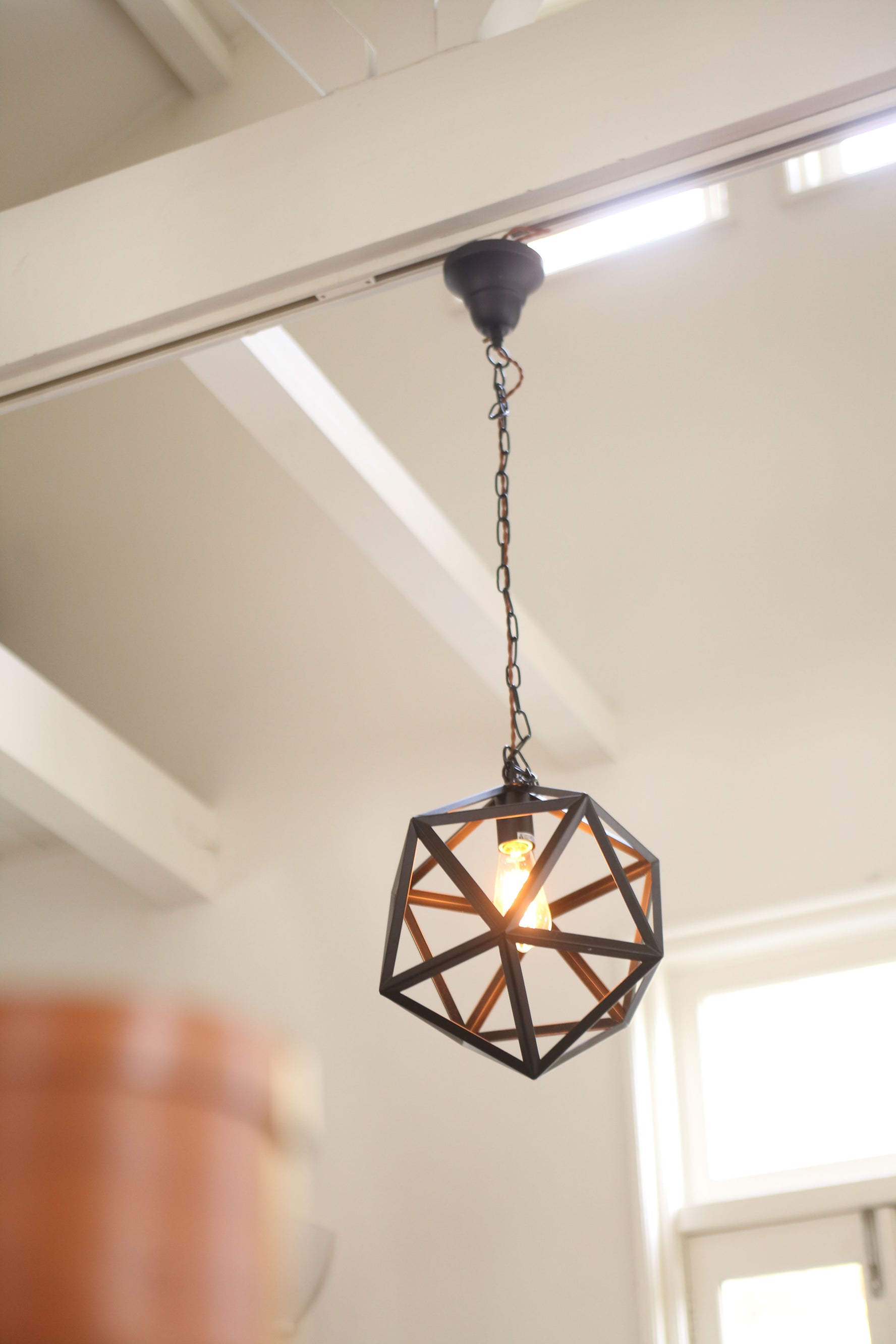 ジオメトリックフレーム ペンダントライト　LED電球対応｜KELY