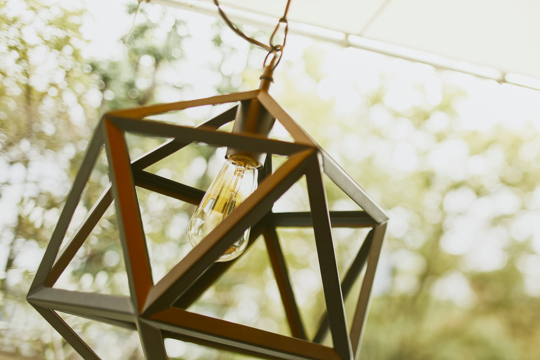 ジオメトリックフレーム ペンダントライト
