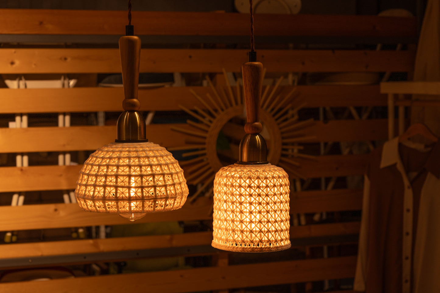 ナチュラルなデザインのペンダントライト LED電球対応 ｜FIAL