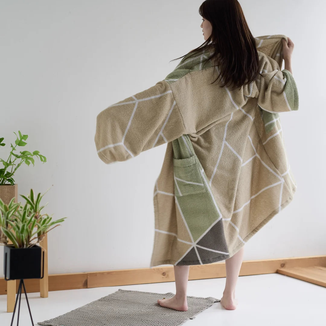 LIBRA オールコットン パイルバスローブ｜LOOM&SPOOL