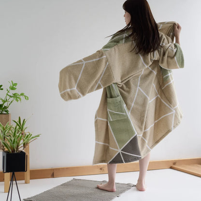 LIBRA オールコットン パイルバスローブ｜LOOM&SPOOL