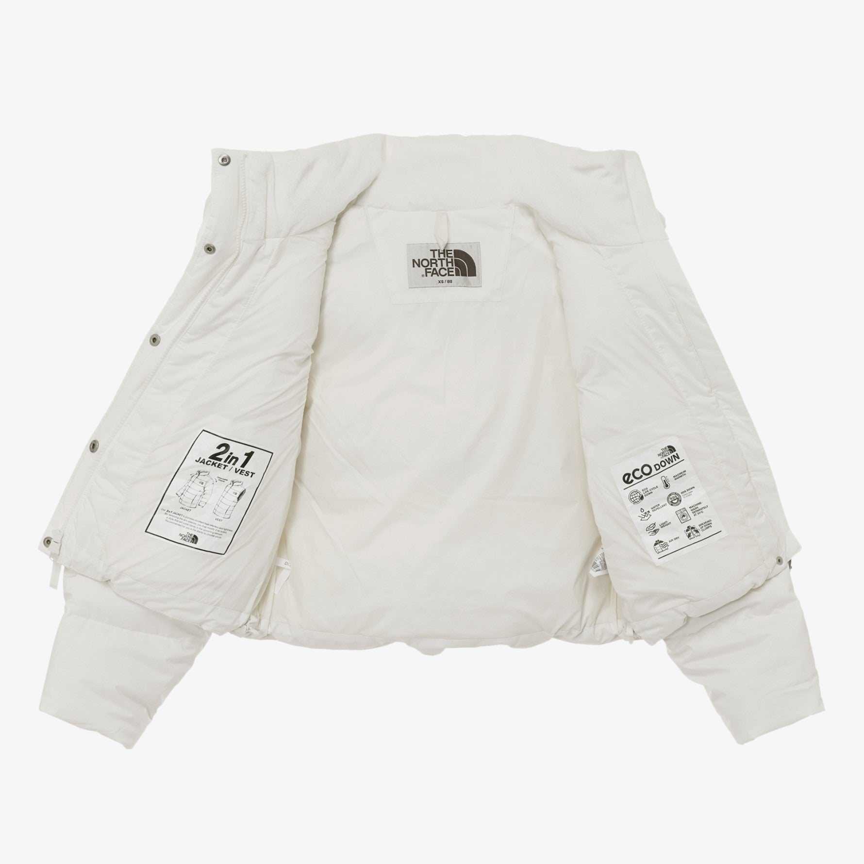 NOVELTY NUPTSE DT DOWN JACKET (RDS) WHITE THE NORTH FACE