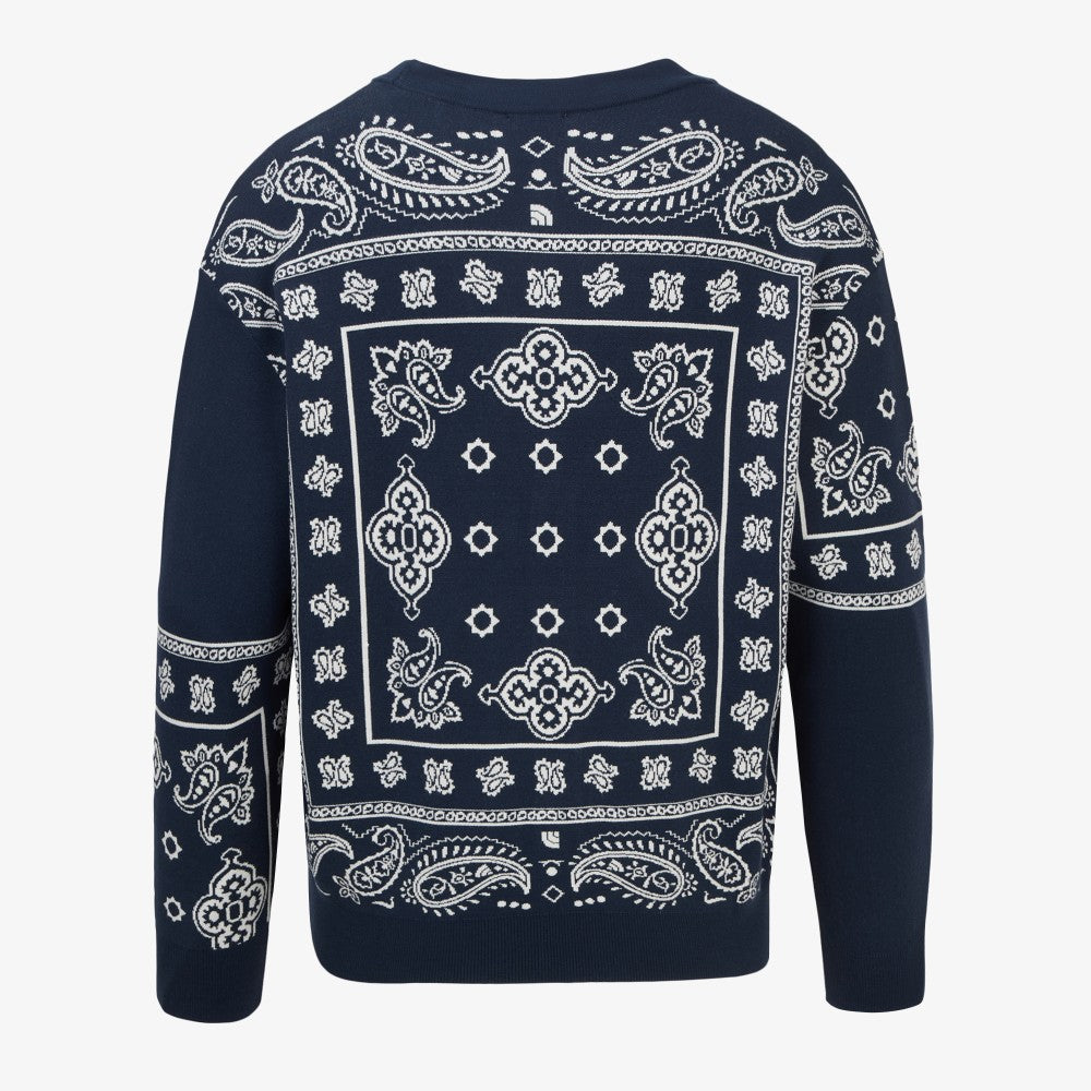 ルーズシルエット｜MS ペイズリー カーディガン（Men'sサイズ）