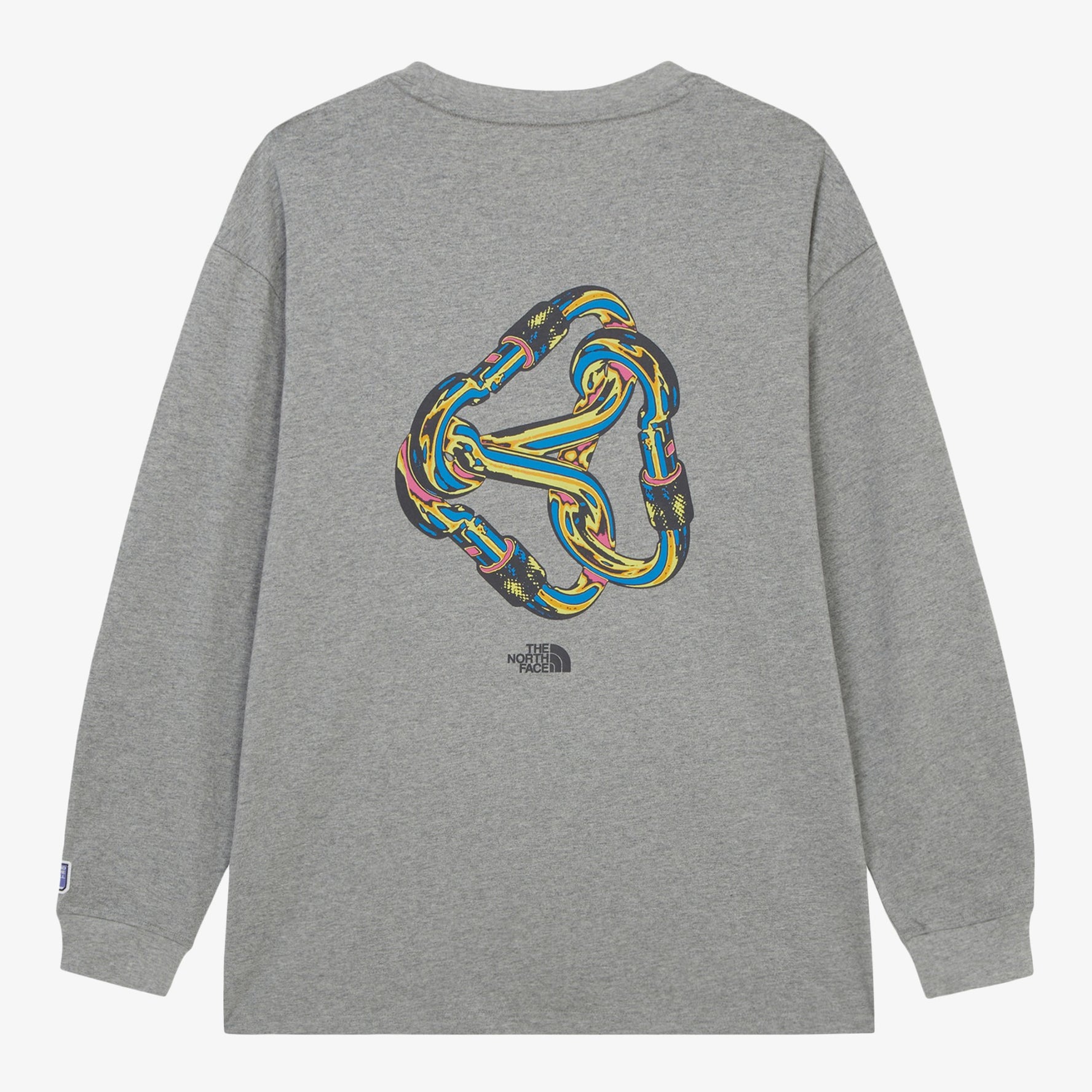 クライミングコレクション　カラビナグラフィッククルーネック長袖Tシャツ