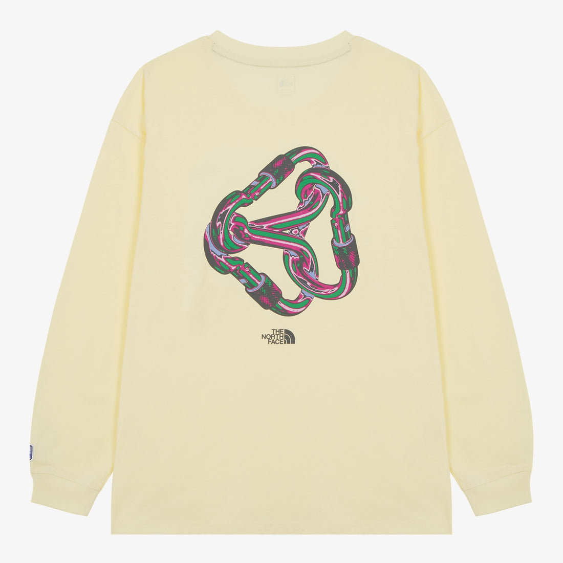 クライミングコレクション　カラビナグラフィッククルーネック長袖Tシャツ